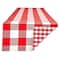 DII® 108" Reversible Gingham & Buffalo Check Table Runner